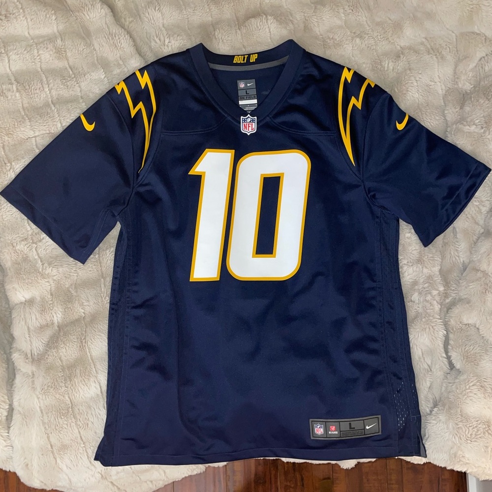 LOS ANGELES CHARGERS JUSTIN HERBERT JERSEY (MEN) SIZE L